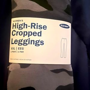 High-Rise Cropped Leggings